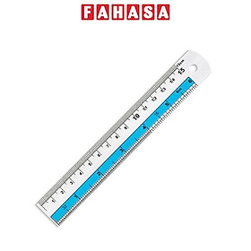 Thước Kẻ Kim Loại 15 cm - ShiF ZY3015 - Màu Xanh Dương