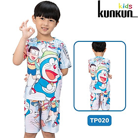 Đồ bộ bé trai hình doraemon in 3d 10