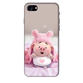 Ốp Lưng Nhựa Cứng Nhám Dành Cho Iphone 8 In Hình Heo Dễ Thương
