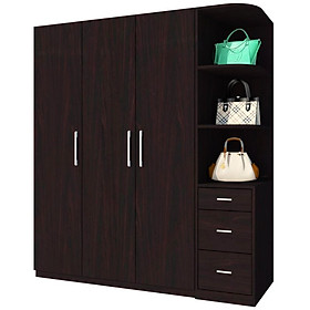 Mua TỦ QUẦN ÁO GỖ CÔNG NGHIỆP 2 CÁNH CỬA LÙA OHAHA - CL003