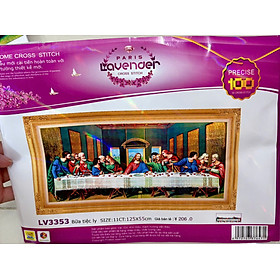 Mua Tranh thêu chữ thập (3D) Bữa tiệc ly LV3353  kích thước 125 x 55 cm