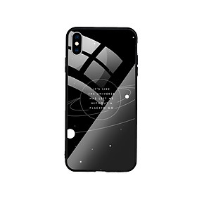 Ốp Lưng Kính Cường Lực cho điện thoại Iphone Xs Max - Alone 02
