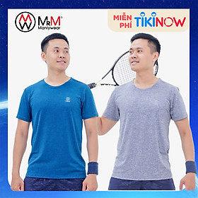 Combo 2 Áo thun thể thao nam MRM Active Pro thấm hút mồ hôi tốt co dãn thoải mái vận động