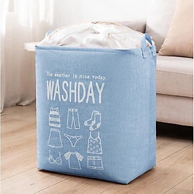 Túi đựng chăn màn quần áo khung sắt siêu to WASHDAY
