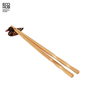 Bộ 10 đôi đũa tre ECOHUB xoắn tự nhiên (Bamboo Chopsticks) 