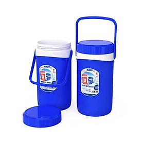 Bình Nước Giữ Nhiệt 750ml Có Quai Cầm Tiện Dụng Đa Năng - Bình Giữ Nhiệt Xanh