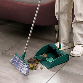 Mua ( HANG CAO CẤP ) Bộ chổi quét nhà kèm hót rác thông minh 3 n 1 ( màu xanh )
