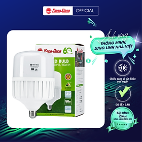Bóng đèn led bulb rạng đông model: tr140n1 50w ss