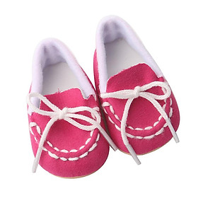 18inch American Doll Lace up Mini Flat Shoes Dress up Accessory