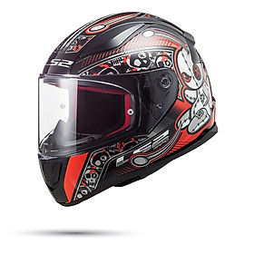 Mũ Bảo Hiểm Trẻ Em Fullface Một Kính LS2 FF353 Rapid Mini - Gara20