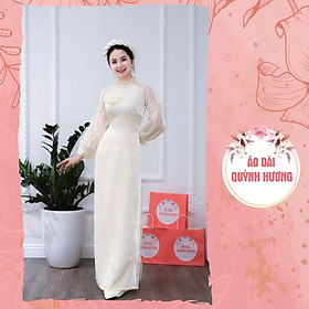 Áo dài voan tay bồng size XL, 2XL, 3XL