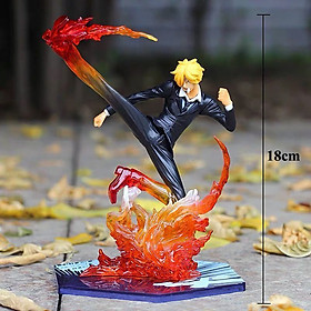 Mô Hình One Piece Sanji Chân Lửa. Nhất Cước Tung Hoành Thiên Hạ. Đồ Chơi Mô Hình Anime. Sản phẩm đồ chơi cao cấp bày Taplo ô tô, tủ sách. Decor trang trí phòng khách, bàn làm việc…Làm quà tặng cho trẻ em cũng cực kỳ dễ thương.