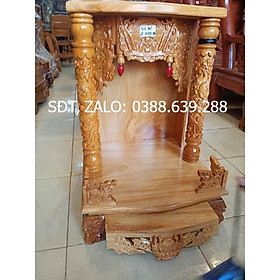Mua Bàn Thờ Ông Địa gỗ Gõ Đỏ mâm lớn 48-68cm giá 2tr600