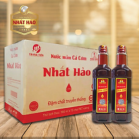 Nước mắm cá cơm Nhất Hảo 10N 900ml - Thùng 15 chai