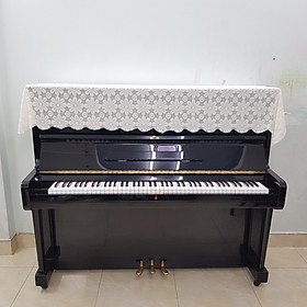 Mua Khăn phủ đàn Piano Hoa Cúc Trắng