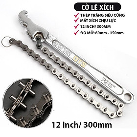 Mua Cờ lê xích thép trắng 12 inch  9 inch  mỏ lết xích siêu cứng  cờ lê răng cưa mở nắp lọc dầu nhớt  vam tháo cốc lọc dầu