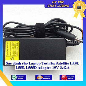 Sạc dùng cho Laptop Toshiba Satellite L550 L555 L555D Adapter 19V-3.42A - Hàng Nhập Khẩu New Seal