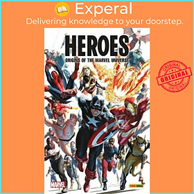 Sách - Heroes: Origins Of The Marvel Universe by Larry Lieber (UK edition, hardcover)