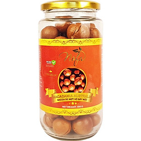 Hạt Macca Úc nứt vỏ NOFA 500g Tặng kèm khui hạt 