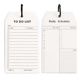 Combo Tập Giấy Note Ghi Chú Danh Sách Cần Làm To Do List + Daily Schedule
