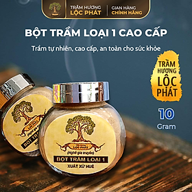Mua Bột Trầm Hương Tự Nhiên Trầm Xông Nhà Cửa Trầm Hương Lộc Phát Cao Cấp Loại 1-Hộp 10g
