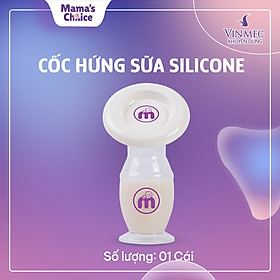 Cốc Hứng Sữa Mama’s Choice, Hút Sữa Rảnh Tay, Chất Liệu Silicone Cao Cấp, Chứng Nhận An Toàn FDA - 1 Cốc