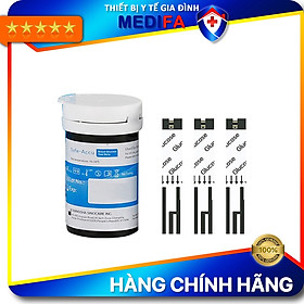 Hình ảnh Que Thử Đường Huyết Safe Accu Sinocare (Hộp 25 Que)