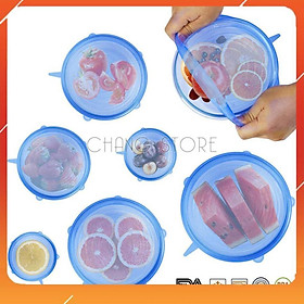 Mua Bộ 6 Nắp Đậy Silicon Thay Thế Màng Bọc Thực Phẩm Bảo Vệ Môi Trường