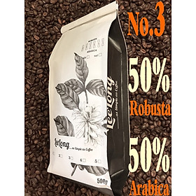 1kg cafe LeeLong3 hậu vị tròn đầy (50 Robusta / 50 Arabica)