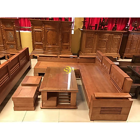 Mua Bộ sofa góc tay trơn thanh lịch gỗ sồi Nga