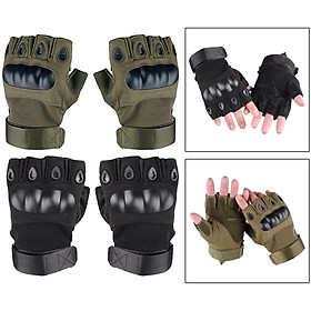 Outdoor Half Finger Gloves Anti-Skid Sport Gloves for Hiking XL .