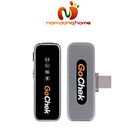 Mua Micro thu âm không dây GoChek A02 Ultra - Micro ghi âm công nghệ Smart CSC hỗ trợ thiết bị hệ điều hành IOSS cổng Lightningg - Hàng chính hãng