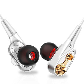 Combo Tai nghe Nhạc Chơi Game QKZ CK8, Có Mic Gaming In Ear - Hàng Chính Hãng