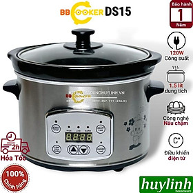 Nồi nấu cháo chậm tự động điện tử BBcooker DS15 - 1.5 lít