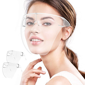 FACE SHIELD Kính chắn giọt bắn che hết mặt chống giọt bắn tiện dụng