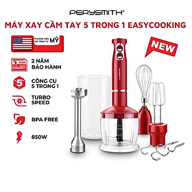 Mua Bộ 5 sản phẩm máy xay sinh tố cầm tay 850W PerySmith PS850 - Hàng chính hãng