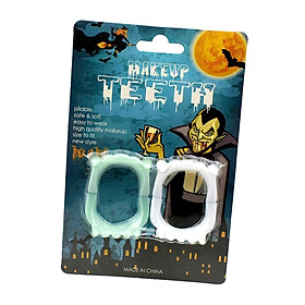 Halloween Cosplay Fangs Makeup Accessories Scary Toys Cosplay Costume Fancy Dresspp Horrible Halloween Props for Party Favors Prom Halloween