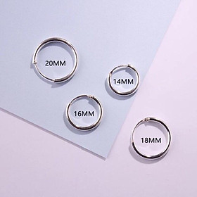 Khuyên tai vòng Basic nhiều size - XUÂN SHOP CHUYÊN KHUYÊN NHẬP THÁI