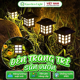 Mua Đèn trang trí năng lượng mặt trời Hình ngôi nhà  tích kiệm điện  bóng siêu sáng  chống thấm nước - DA3135