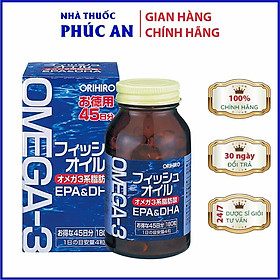 Viên Uống Dầu Cá Omega 3 Orihiro Nhật Bản 180 Viên