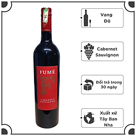 Rượu Vang đỏ Tây Ban Nha Fume Caberbet Sauvignon 750ml 13%