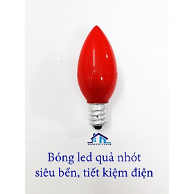 Mua Bộ 5 bóng đèn led quả nhót màu đỏ cho đèn thờ