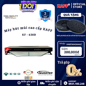 Mua Máy hút mùi cổ điển màu đen 600mm KAFF KF_638B Tặng bộ lọc than thay thế _ Hàng Chính Hãng