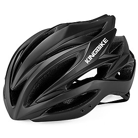 Mũ bảo hiểm xe đạp leo núi siêu nhẹ, bền chắc dành cho người lớn với tấm che nắng có thể tháo rời-Màu đen