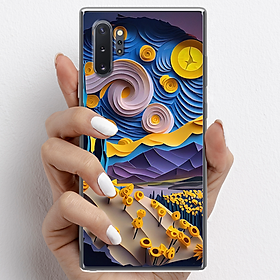 Ốp lưng cho Samsung Galaxy Note 10, Samsung Galaxy Note 10 Plus nhựa TPU mẫu Đêm đầy sao