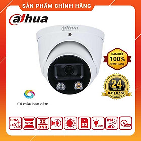 Mua Camera IP DAHUA bán cầu màu tích hợp đèn led trợ sáng  tiêu chuẩn chống nước IP67 - Hàng chính hãng