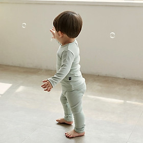 Bộ quần áo thun cạp cao Rototo bebe chống hở bụng dùng cho bé từ 6-12 tháng - ALADDIN VINA