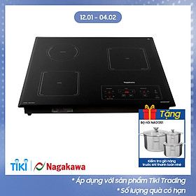 Mua Bếp 3 Âm 2 Từ - 1 Hồng Ngoại Premium Nagakawa NAG1253M (59 cm) - Hàng Chính Hãng