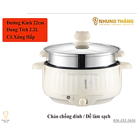 Nồi Lẩu Mini Cắm Điện Đa Năng MX-22A ; MX-26A - Lớp Chống Dính - Có Video