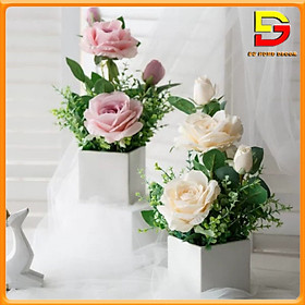 Mua Chậu Hoa Mini Để Bàn Bình Hoa Để Bàn Trang Trí Nhà Cửa Cửa Hàng Văn Phòng Lớp Học DG-115